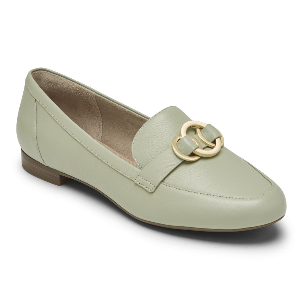 Mocassins Rockport Mulher Verde Oliva - Total Motion Tavia Ring - 16408DRUO